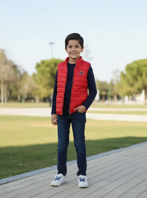 Red Puffer Jacket