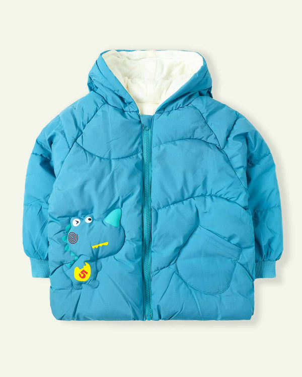 Teal Dinosaur Jacket