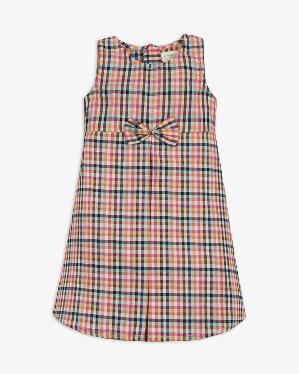Cotton Checkered Dress
