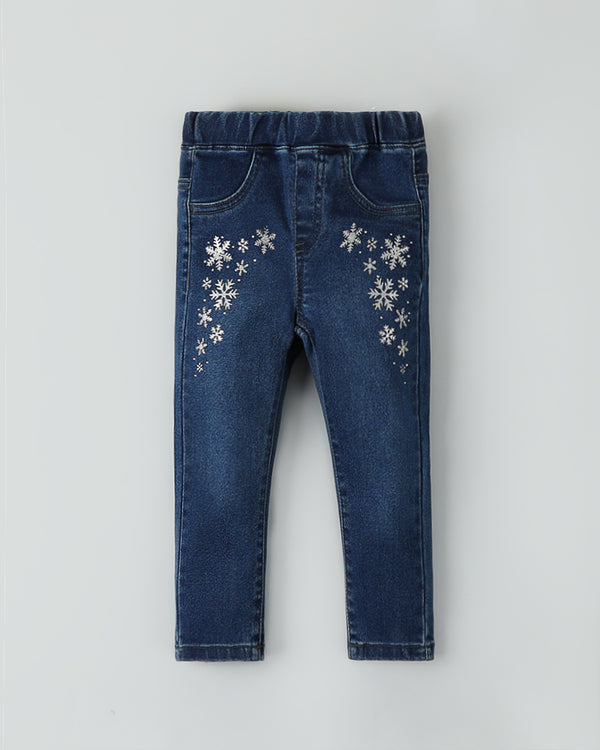 Glitter Snowflake Jeggings