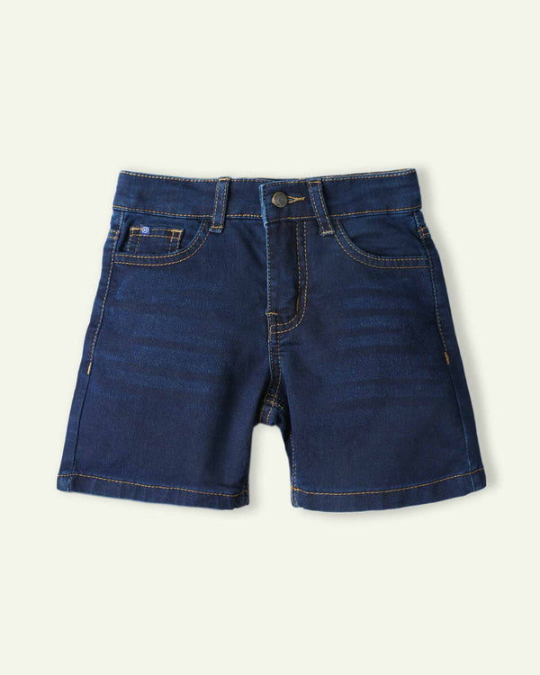 Darkwash Denim Shorts