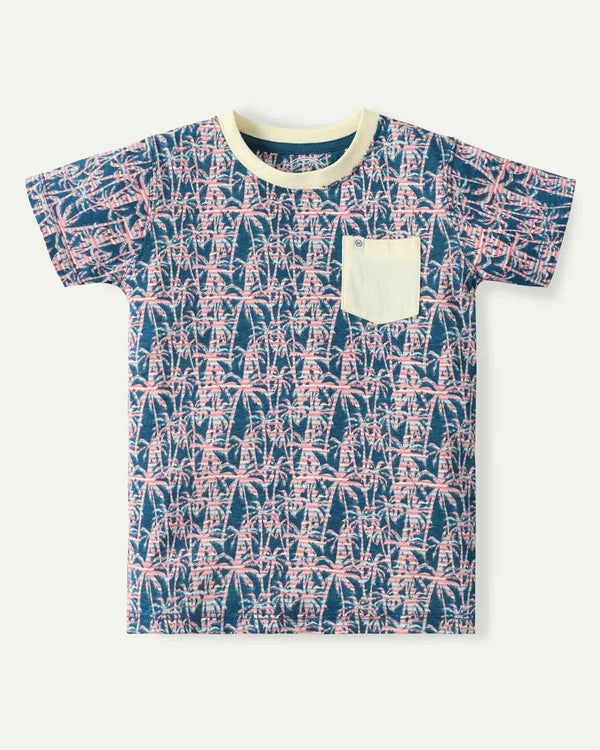 Printed Palm Tree T-Shirt