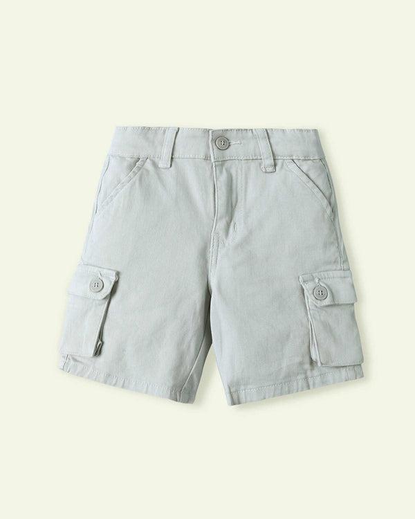 Grey Cargo Shorts