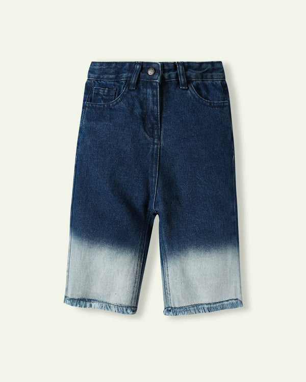 Cropped Culotte Jeans