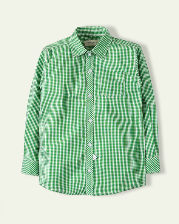 Green Checkered Shirt