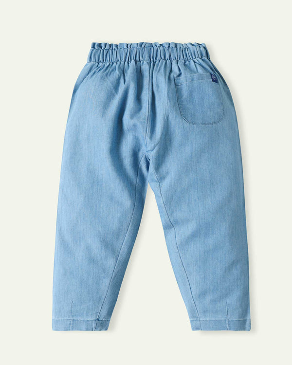 Denim Pull-Up Pant