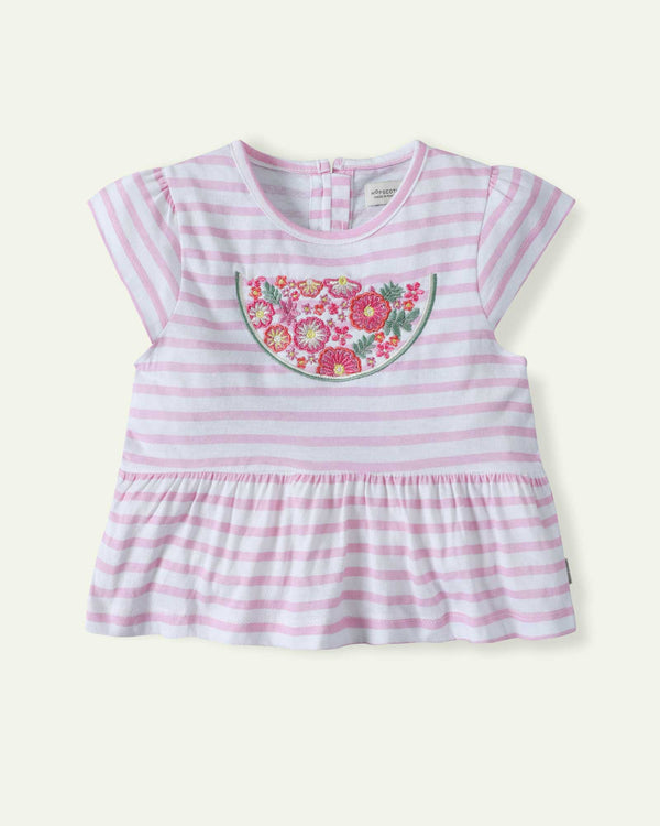 Striped Pink Summer Top