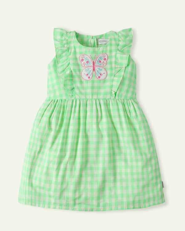 Green Checkered Dress