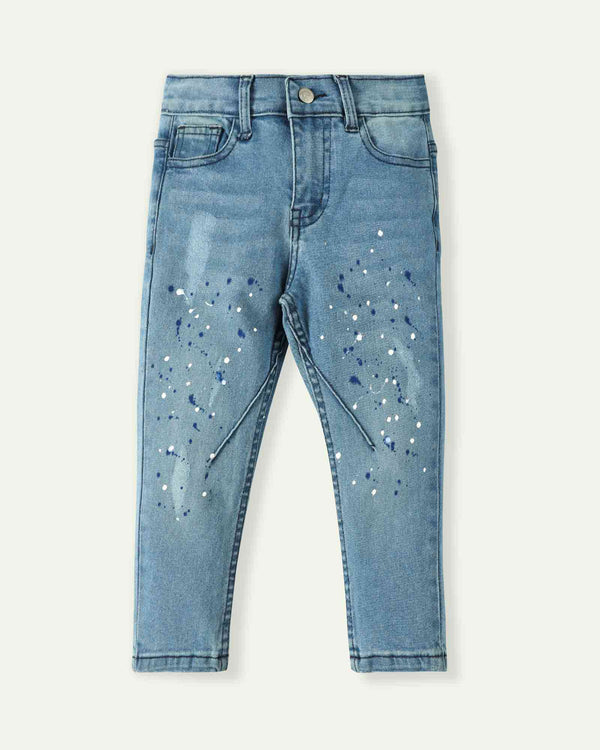 Ink Splatter Jeans