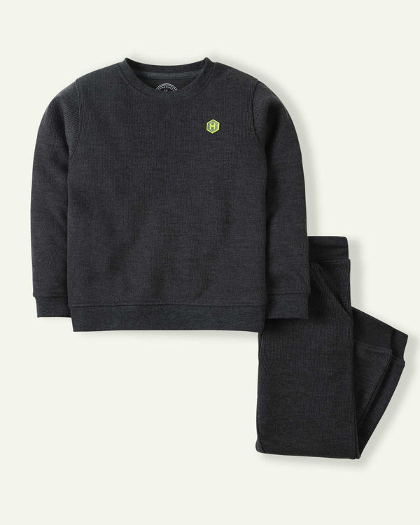 Charcoal Grey Rib Combo