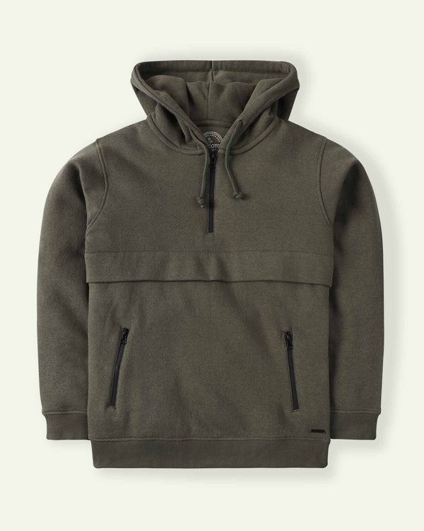 Green Zip Pocket Hoodie