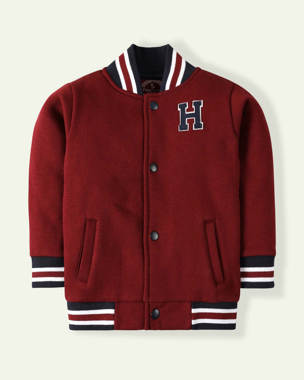 Maroon Baseball Jacket