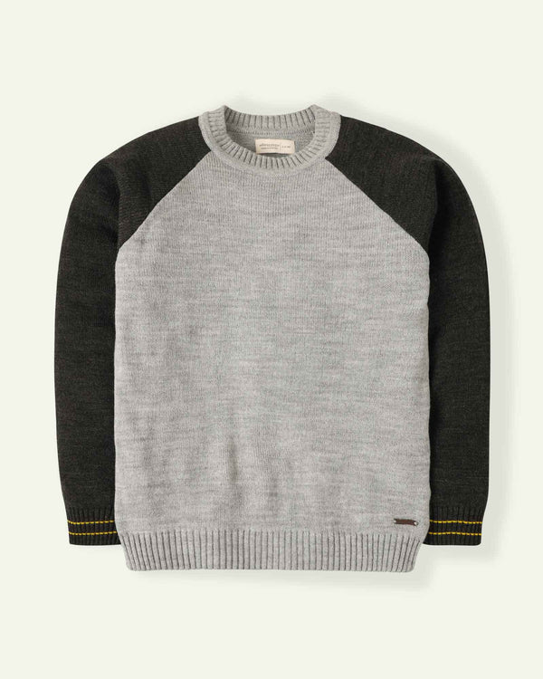 Grey Raglan Sweater