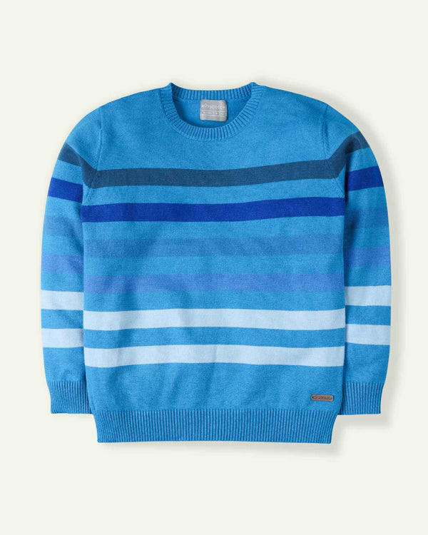 Blue Striped Sweater