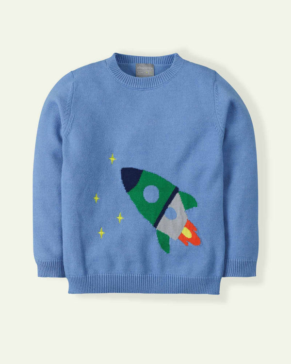 Flying Rocket Sweater