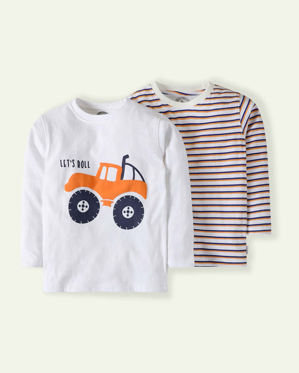 Yellow and Blue T-Shirt Combo