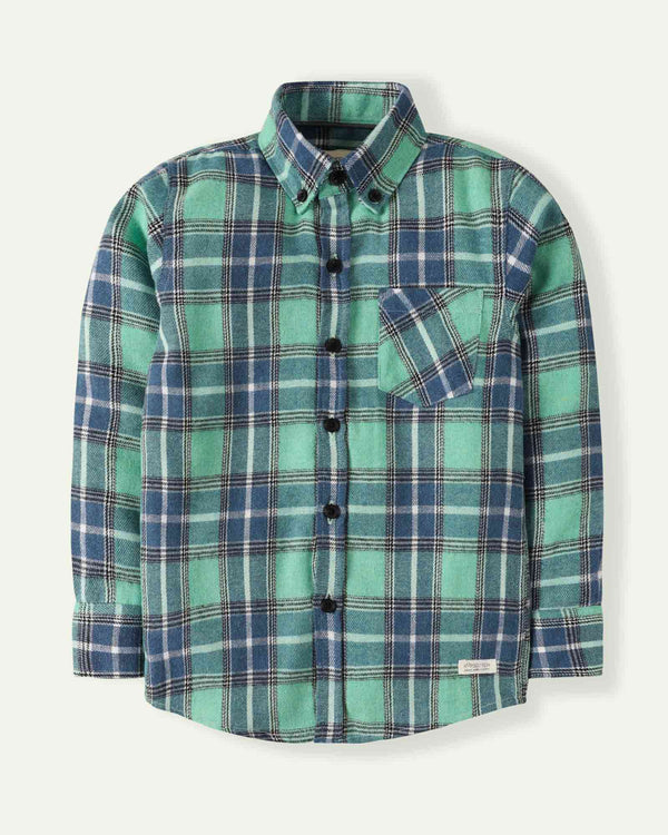 Green Flannel Shirt