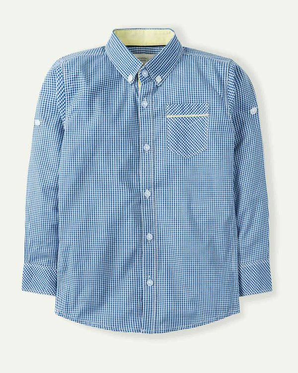 Blue Checkered Shirt