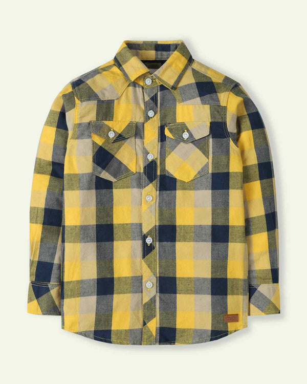 Mustard Flannel Shirt