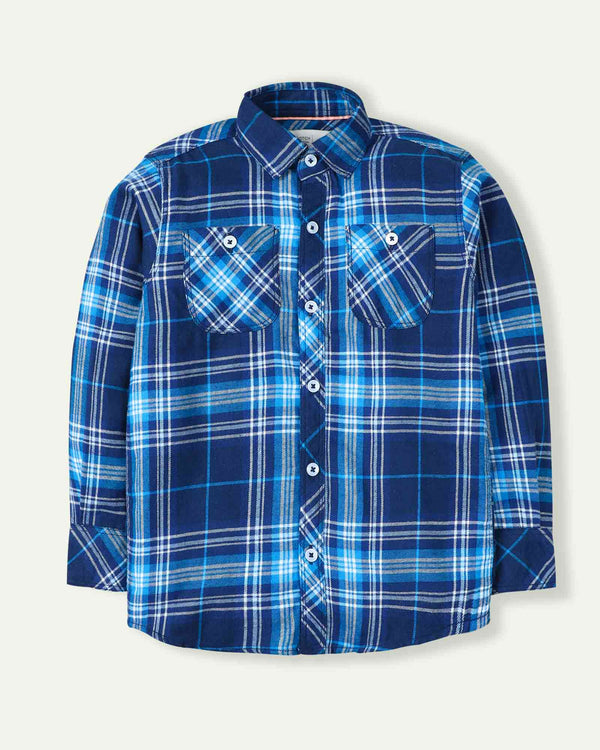 Blue Flannel Shirt