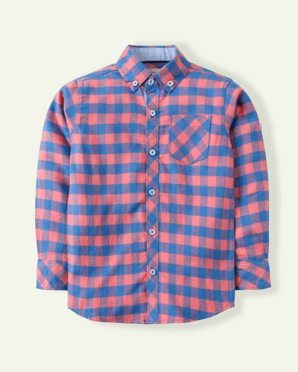 Red and Blue Check Shirt