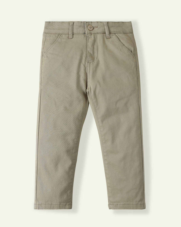 Khaki Straight Fit Chinos