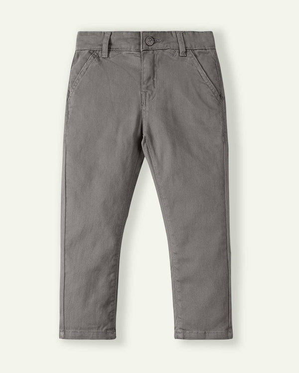 Grey Twill Chinos