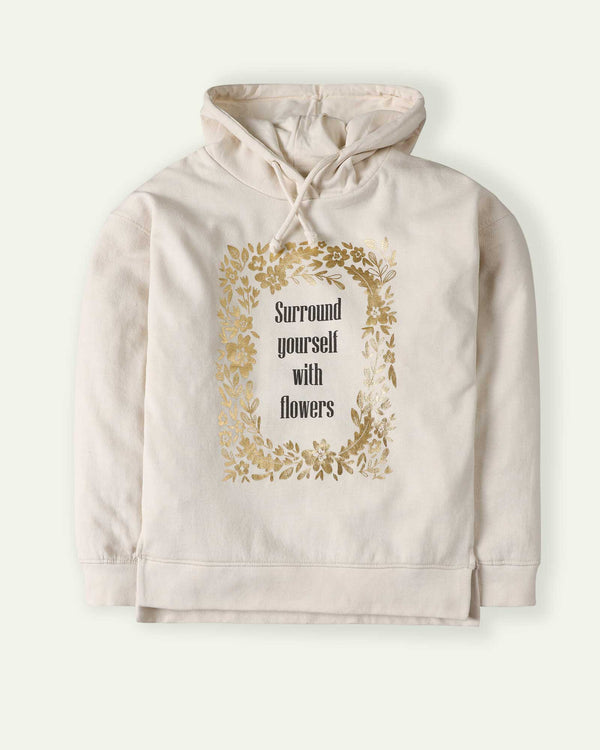 Golden Flowers Hoodie