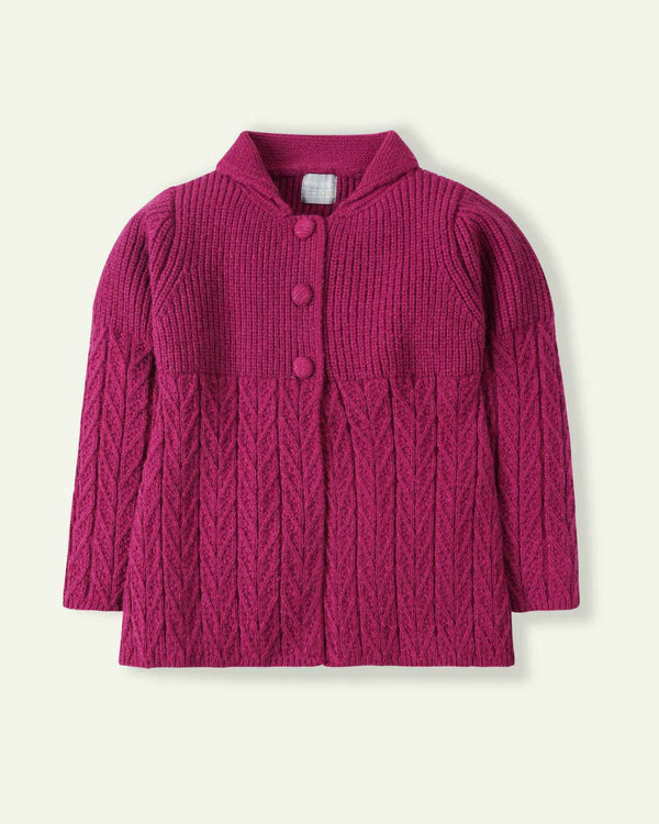 Magenta Cardigan