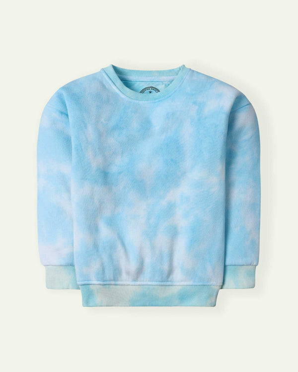 Blue Tie & Dye Sweatshirt