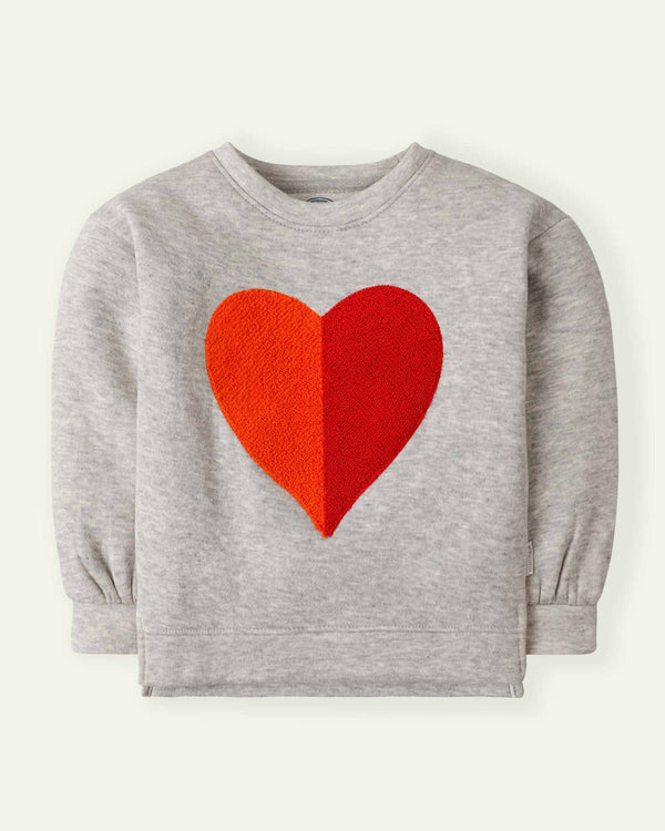 Embroidered Heart Sweatshirt