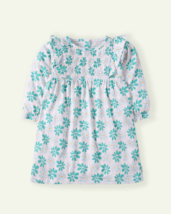 Printed Flowers Dress