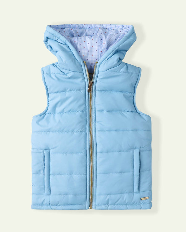 Powder Blue Puffer Jacket