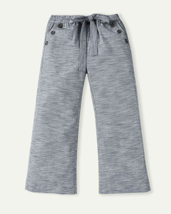 Grey Mid Rise Trousers