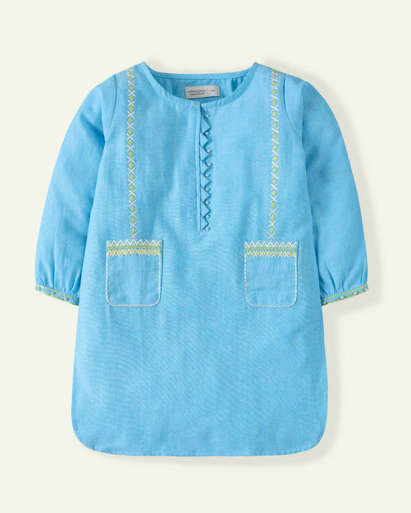 Neon Embroidered Tunic