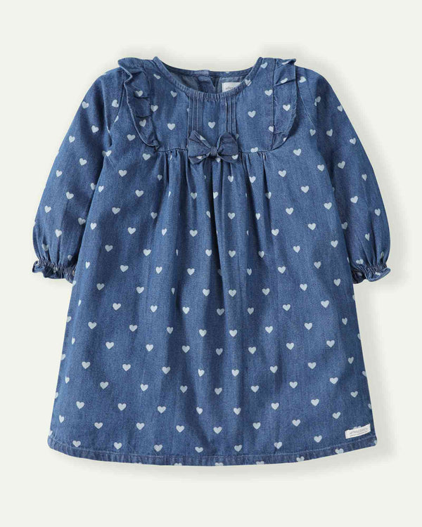 Hearts Denim Dress
