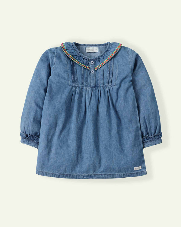 Neon Embroidered Top