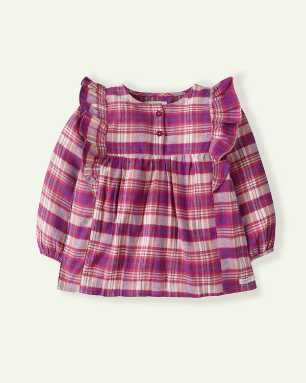 Rosebud Flannel Top