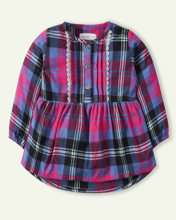 Purple Flannel Top