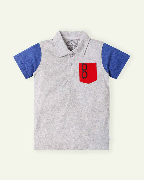 Grey Heather Polo