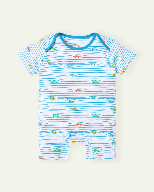 Neon Cars Romper