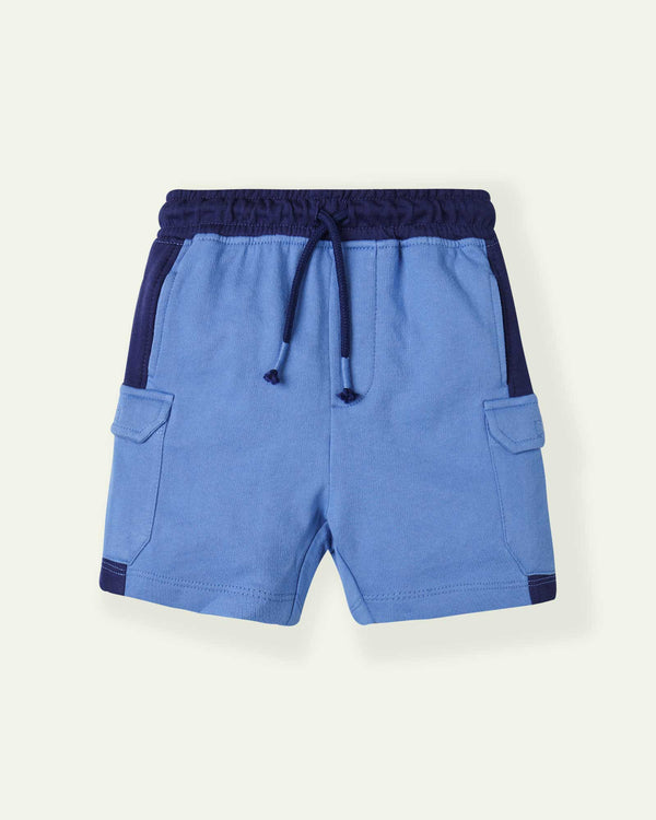 Blue Cargo Shorts