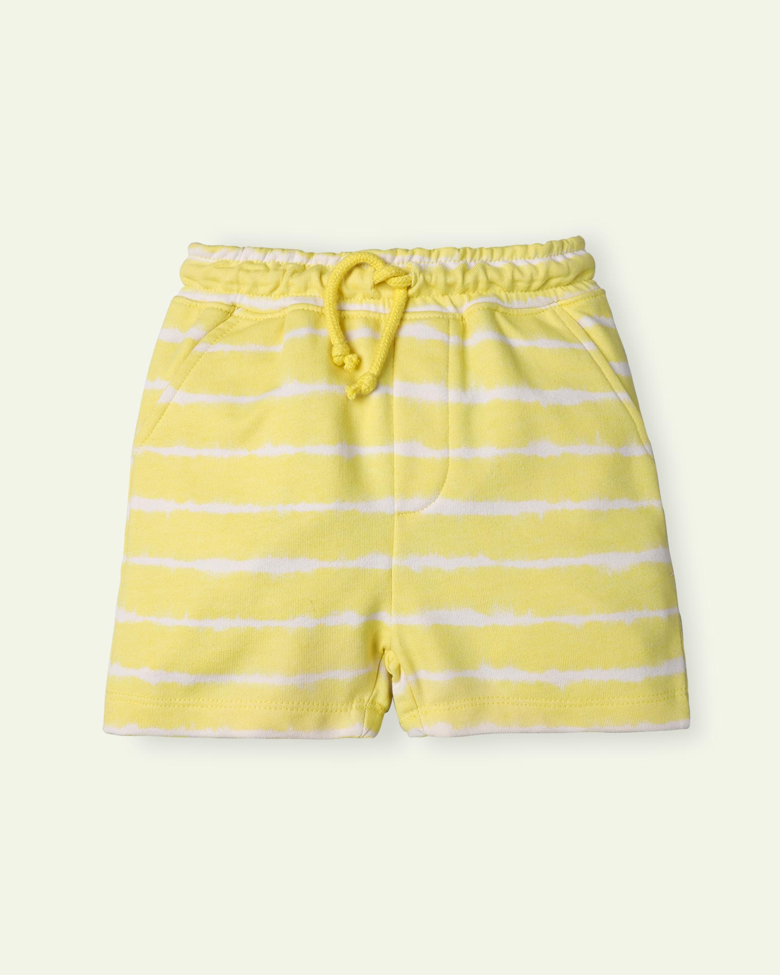 Yellow Stripe Shorts β Hopfair.pk