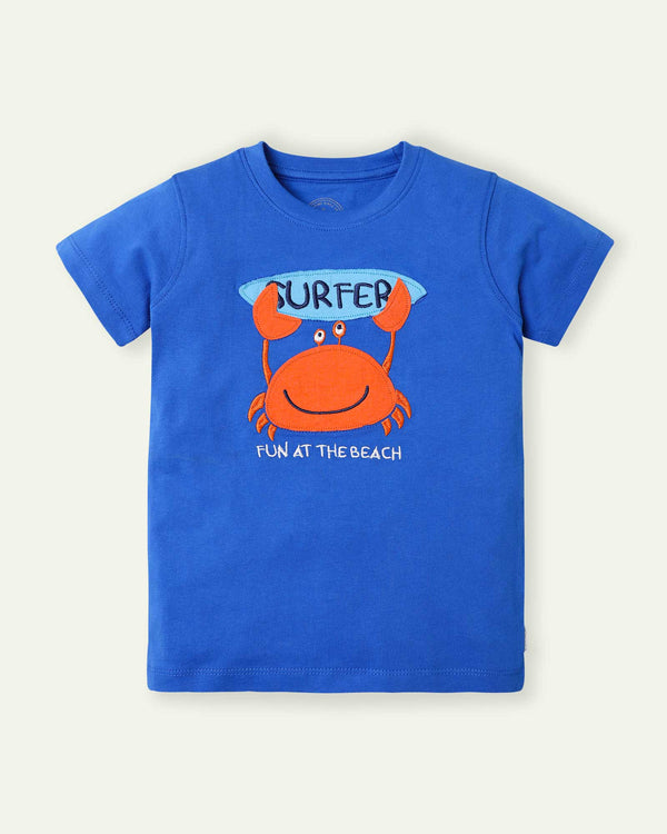 Appliqued Crab T-Shirt