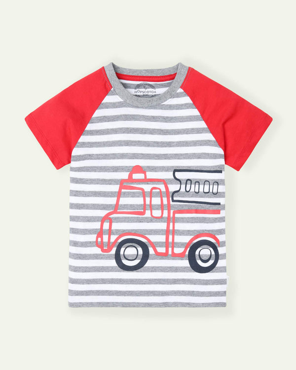 Striped Graphic T-Shirt