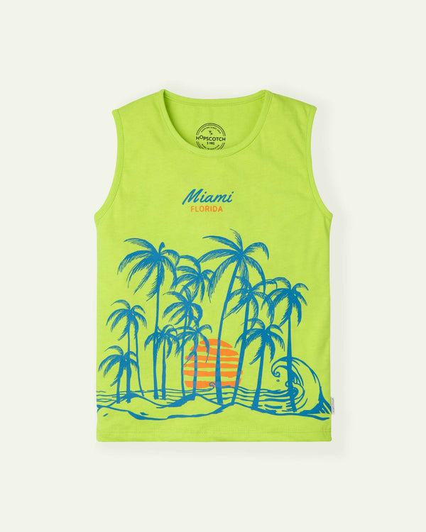 Parrot Green Tank Top