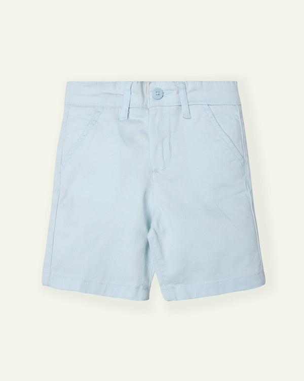 Aqua Twill Shorts