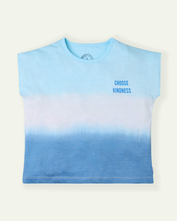 Blue Dip Dye T-Shirt