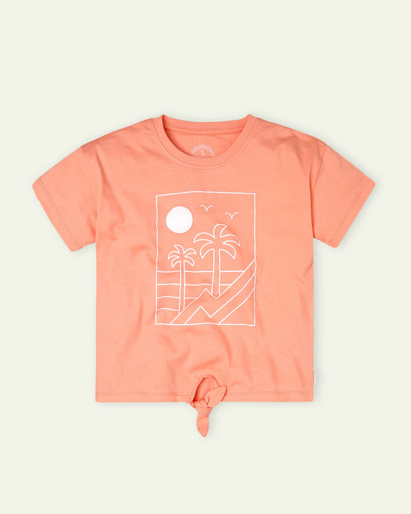 Peach Oversized T-Shirt