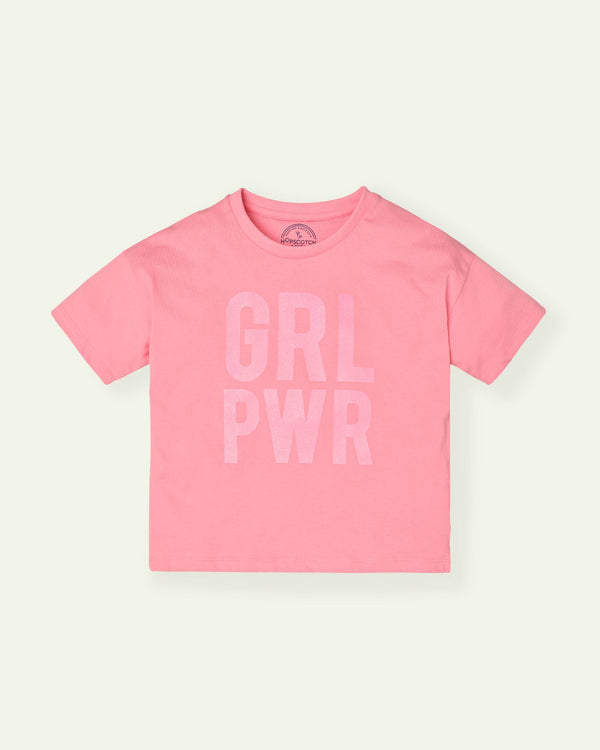 Girl Power Boxy Cropped T-Shirt